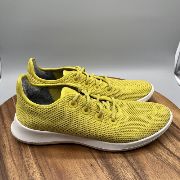 Allbirds Tree Runners Shoes Mens Size 12 Yellow Running Comfort Walking Sneakers - Picture 1 of 8